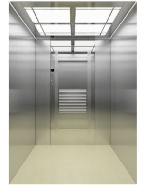 Mirall d'aiguafort d'acer inoxidable MRL ascensor de passatgers